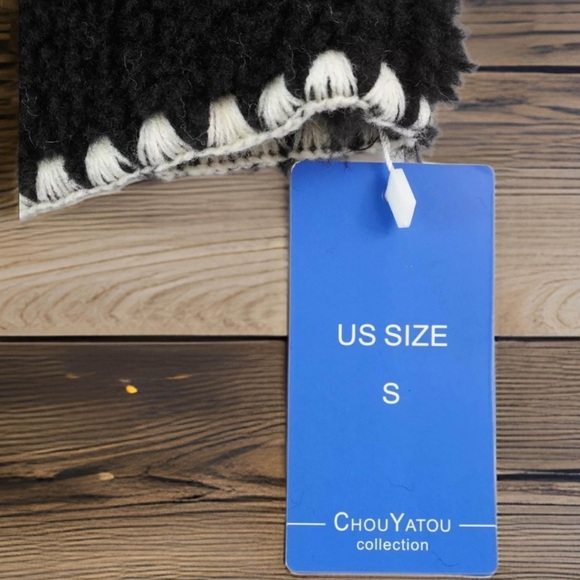 CHOUYATOU • Sherpa Fleece Jacket Casual Collar Fuzzy Coat Contrast Trims - Picture 7 of 7